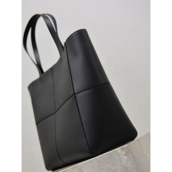 AAAAA Replica YSL Saint Laurent Carré Tote Bag Black Fake