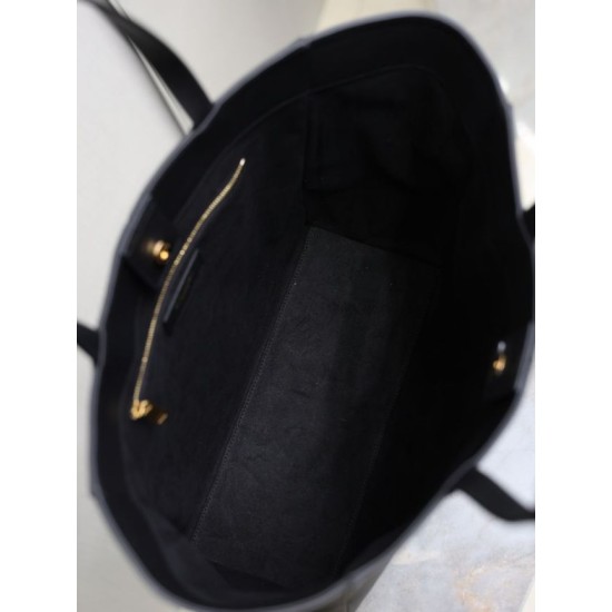AAAAA Replica YSL Saint Laurent Carré Tote Bag Black Fake
