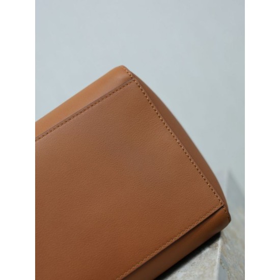 AAAAA Replica YSL Saint Laurent Carré Tote Bag Brown Fake