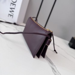 AAAAA Replica Loewe Joya Pouch Nappa Bag Burgundy Fake