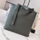 AAAAA Replica LOEWE Tote Bag with Loop Logo Green Fake