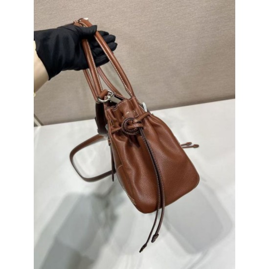 AAAAA Replica Prada Bonne Top Handle Bag 1BG628 Burgundy Fake