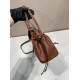 AAAAA Replica Prada Bonne Top Handle Bag 1BG628 Burgundy Fake