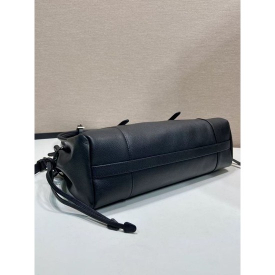 AAAAA Replica Prada Bonne Top Handle Bag 1BG628 Black Fake