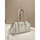 AAAAA Replica Prada Bonne Top Handle Bag 1BG628 White Fake