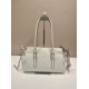 AAAAA Replica Prada Bonne Top Handle Bag 1BG628 White Fake