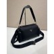 AAAAA Replica Prada Men's Nylon/Saffiano Crossbody Bag Black Fake