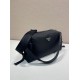 AAAAA Replica Prada Men's Nylon/Saffiano Crossbody Bag Black Fake