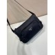 AAAAA Replica Prada Men's Nylon/Saffiano Crossbody Bag 2VH192 Black Fake