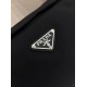 AAAAA Replica Prada Men's Nylon/Saffiano Crossbody Bag 2VH192 Black Fake