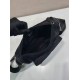 AAAAA Replica Prada Men's Nylon/Saffiano Crossbody Bag 2VH192 Black Fake