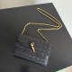 AAAAA Replica Bottega Veneta Andiamo Chain Crossbody Bag Black Fake
