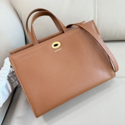 AAAAA Replica Burberry Cotswolds Tote Bag Burgundy Fake