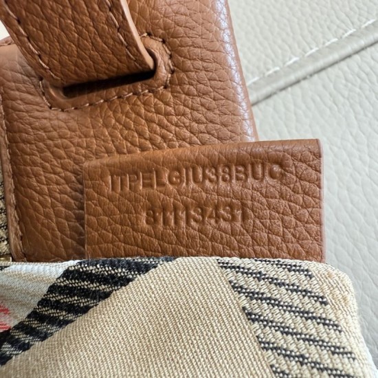AAAAA Replica Burberry Cotswolds Tote Bag Burgundy Fake