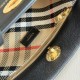 AAAAA Replica Burberry Tote Bag Cotswolds Black Fake