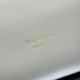 AAAAA Replica Prada Tumulte Small Shoulder Bag 1BD395 White Fake