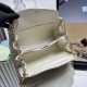 AAAAA Replica Prada Tumulte Small Shoulder Bag 1BD395 White Fake