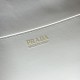 AAAAA Replica Prada Tumulte Small Shoulder Bag 1BD395 White Fake