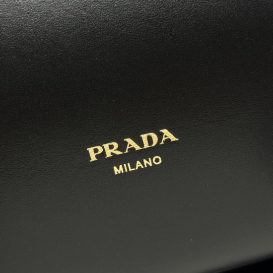 Premium Replica Prada Tumulte Small Shoulder Bag 1BD395 Black Fake Clone AAAAA Replica Prada Tumulte Small Shoulder Bag 1BD395 Black Fake