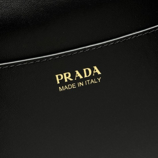 Premium Replica Prada Tumulte Small Shoulder Bag 1BD395 Black Fake Clone AAAAA Replica Prada Tumulte Small Shoulder Bag 1BD395 Black Fake