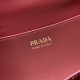 AAAAA Replica Prada Tumulte Small Shoulder Bag 1BD395 Red Fake