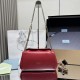 AAAAA Replica Prada Tumulte Small Shoulder Bag 1BD395 Red Fake