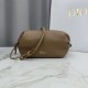 AAAAA Replica Dior Bow Clutch Brown Fake