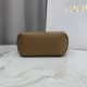AAAAA Replica Dior Bow Clutch Brown Fake