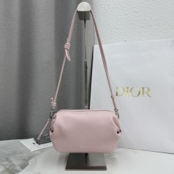 AAAAA Replica Dior Bow Clutch Pink Fake
