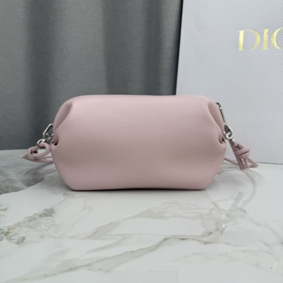 AAAAA Replica Dior Bow Clutch Pink Fake