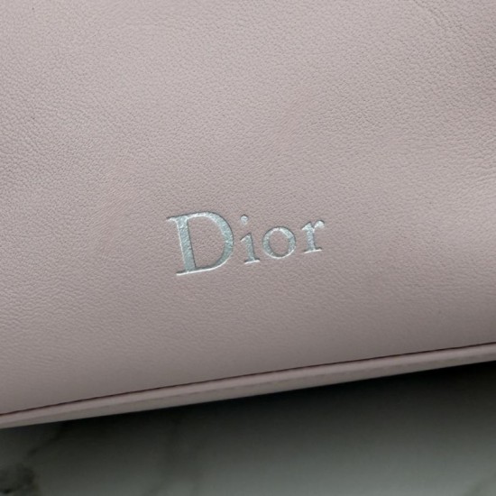 AAAAA Replica Dior Bow Clutch Pink Fake