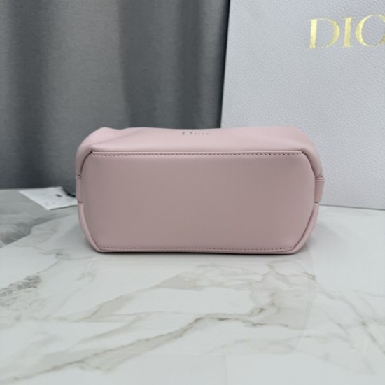 AAAAA Replica Dior Bow Clutch Pink Fake