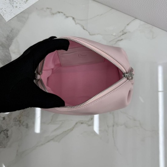 AAAAA Replica Dior Bow Clutch Pink Fake