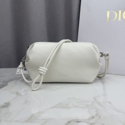 AAAAA Replica Dior Bow Clutch White Fake