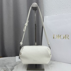 AAAAA Replica Dior Bow Clutch White Fake
