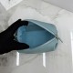 AAAAA Replica Dior Bow Clutch Tourmaline Blue Fake