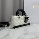 Premium Replica Dior Lady D-Joy Micro Bag Latte Cannage White Fake Clone AAAAA Replica Dior Lady D-Joy Micro Bag Latte Cannage White Fake