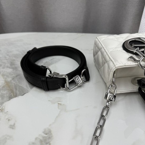 Premium Replica Dior Lady D-Joy Micro Bag Latte Cannage White Fake Clone AAAAA Replica Dior Lady D-Joy Micro Bag Latte Cannage White Fake