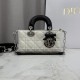 Premium Replica Dior Lady D-Joy Micro Bag Latte Cannage White Fake Clone AAAAA Replica Dior Lady D-Joy Micro Bag Latte Cannage White Fake