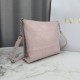 AAAAA Replica Dior Trianon Bag with Flat Macro-Cannage Chain Pink Fake