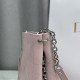 AAAAA Replica Dior Trianon Bag with Flat Macro-Cannage Chain Pink Fake
