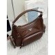 AAAAA Replica Prada Medium Washed Crossbody Bag 1BC276 Brown Fake