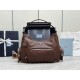 AAAAA Replica Prada Medium Washed Crossbody Bag 1BC276 Brown Fake