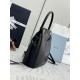 AAAAA Replica Prada Carry Mini Tote Bag 1BA496 Black Fake