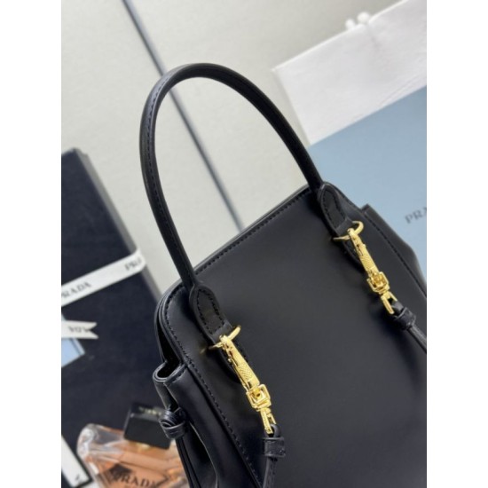 AAAAA Replica Prada Carry Mini Tote Bag 1BA496 Black Fake