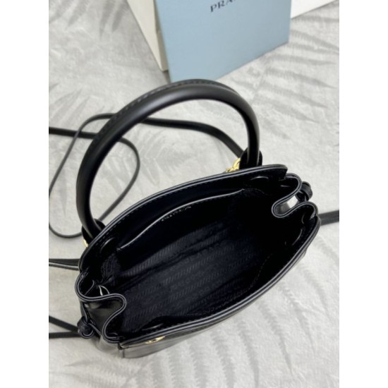 AAAAA Replica Prada Carry Mini Tote Bag 1BA496 Black Fake