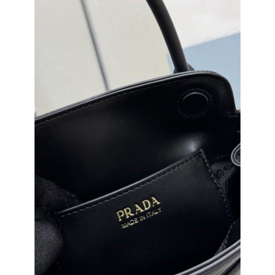 AAAAA Replica Prada Carry Mini Tote Bag 1BA496 Black Fake