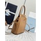 AAAAA Replica Prada Carry Mini Tote Bag 1BA496 Brown Fake