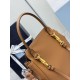 AAAAA Replica Prada Carry Mini Tote Bag 1BA496 Brown Fake