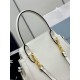 AAAAA Replica Prada Carry Mini Tote Bag 1BA496 White Fake